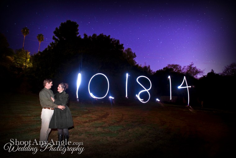 Our Save the Dates were made by utilizing a technique called 